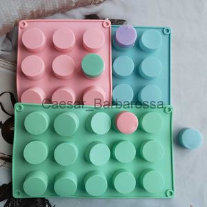 Ice Cream Tools 15 Holes Silicone Cake Mold Baking Pastry Chocolate Pudding Mould DIY Muffin Mousse Ice Creams Biscuit Cake Decorating Mold Tool x0714