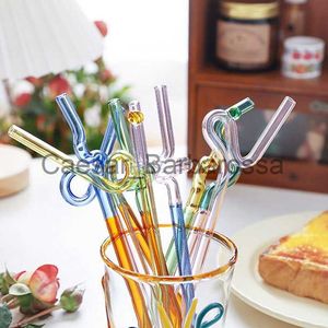 Drinking Straws Lovely Coffee Mixing Twsiting Straws Reusable Straw Spiral and Twisting Design Gift for Home Party Kitchen Accessories x0714