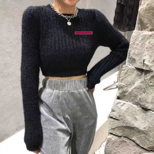 Kadın Sweaters Turtlenck Kadın Kazak Kısa Stil Sweatshirt Lady Slim Hoodie Örgü Gömlek