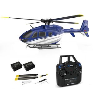 ElectricRC Uçak RC ERA C187 24G 4CH Helikopter Tek Bıçak EC135 Ölçek 6axis Gyro Electric Flybarless Uzaktan Kumanda RTF 230713