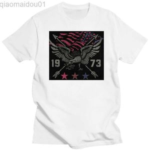 Camisetas masculinas Lost Gods 1973 Eagle American Flag Camiseta estampada masculina Vintage L230713