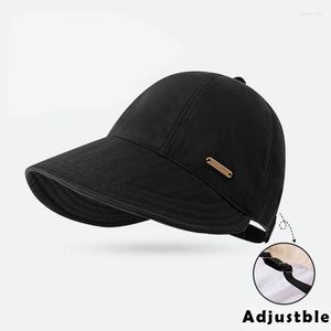 Wide Brim Hats Summer Sun Visor Hat Ladies Outdoor Sprots UPF50 Quick Dry Panama Girl Woman Unisex Solid UV Beach Cap