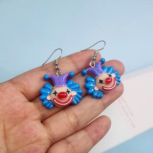 Orecchini pendenti 1 paio Hobo Cute Fuuny Clown Joker per le donne Ragazza Corea Orecchini pendenti unici Gioielli Regalo di Natale EC438