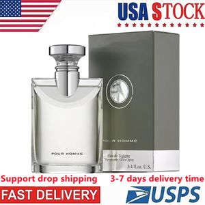 Spedizione veloce negli USA Colonia da uomo 100 ml Pour Homme Spray per legno floreale Spray per il corpo Aromaterapia Profumo spray per uomo