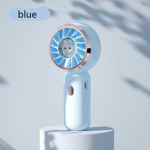 Electric Fans Mini Portable Fan Pack Cute Handheld Fan Battery Operated Lightweight Small Personal Fan with Speeds and USB Rechargeable