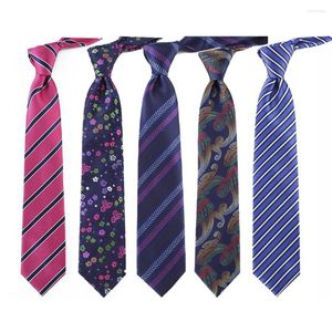 Bow Ties skräddarsydda Smith Fashion Style Luxury Paisley Floral Slips Business Polyester för kostymtillbehör