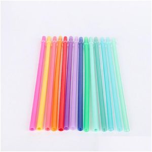 Drinking Straws Reusable Pp Plastic St 9.45 Inches Bpa And Eco Friendly Colorf Colors Amazon Supports Custom Package 145 K2 Drop Del Dhfjg