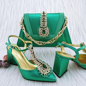 Dress Shoes Doershow Latest Design Nigerian Women And Bag Set Plus Size Ladies For Party HDA1-13