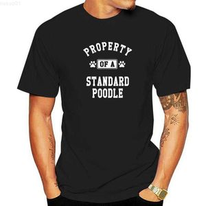 Мужские футболки Собственность стандартного пуделя смешной лавш