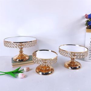 Gold Antique Metal Round Cake Stand Set Wedding Birthday Party Dessert Cupcake Pedestal Display Plate Home Decor Other Bakeware2869