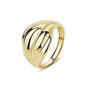Cluster Rings WPB S925 Серебряные серебряные женские женщины кольцо в стиле металлическое кольцо женщины Регулируемая ретро -роскошные ювелирные украшения для девочек.