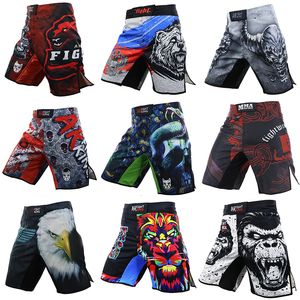 Mäns shorts män kvinnor mma muay thailändska shorts andas fitness träning barnpojk boxning shorts slåss kickboxning boxning byxor sanda boxeo 230714