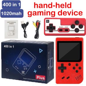 Jogadores de jogos portáteis Handheld Game Player para crianças Gift TV Game Console 8-Bit 3.0 Polegada Portable Handheld Player 400 IN 1 Retro Video Game Console 230715