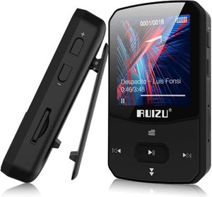MP3 MP4 Players RUIZU X52 Sport Bluetooth Player Portable Clip Mini Walkman With Screen Support FM Recording EBook Clock Pedometer Radio 230714