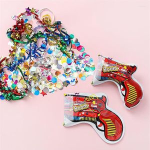 Party Decoration 10-50PCS Wedding Confetti Fireworks Inflatable Gun Foil Balloons Firework Cannon For Birthday Graduation326r