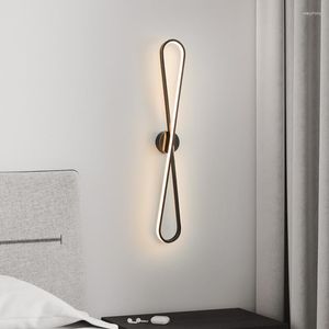 Wall Lamps Modern Crystal Long Sconces Luminaire Applique Waterproof Lighting For Bathroom Candle Lamp Blue Light