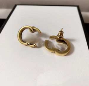 Goldohrring-Ohrringdesigner für Frau Creolendesigner-Ohrring mit Box-Set Valentinstagsgeschenk Verlobung Creolen Schmuckdesigner Damenschmuckdesigner