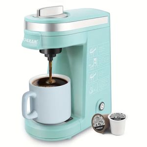 1pc Cápsula Máquina de Café, Café Mini Máquina de Café, Brew Delicioso Café em Segundos com CHULUX Upgrade Single Serve Cafeteira, 12oz Fast Brewing, Desligamento Automático