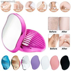 Crystal Physical Hair Removal Eraser Painless Nano Crystal Epilator Man Women Hair Ta bort Erase Body Beauty Depilation Tool L230704