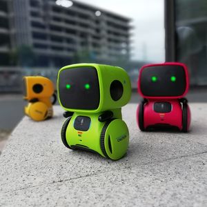 RC Robot Smart Robot Toy Dance Voice Commands Version Touch Toys Interactive Robot Cute Children's Educational Creative Toy Gif 230714