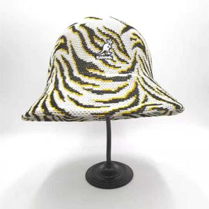 Känguru-Fischerhut für Herren und Damen, Kangol, neues Leopardenmuster, Tiger, Kuppelbecken, Frosch, Designer Q0703225S