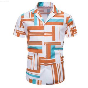 Мужские футболки модные цифровые печатные рубашки мужская уличная одежда Лето с коротким рукавом с коротким рукавом.