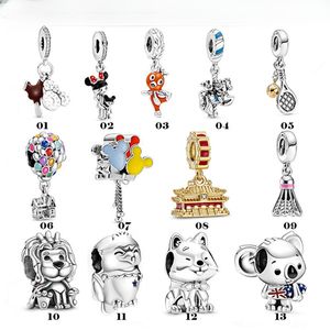 925 Sterling Silver Charm Animal Badminton Peading DIY Akcesoria koraliki są odpowiednie do prymitywnych akcesoriów biżuterii Pandora Bezpłatna dostawa