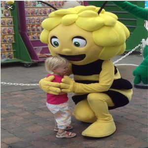 2018 Rabatt Factory Maya The Bees Mascot Costume for Adult Fancy Dress Outfit 2103