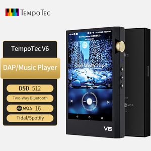 MP3 MP4 Players TempoTec V6 DAP Android HIFI Music Player Portable Dual AK4493SEQ DAC DSD512 WIFI TwoWay Bluetooth MQA TIDAL Spotify 230714