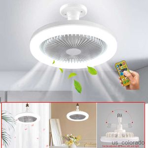 Electric Fans Dimmable Ceiling Fan Lamp With Control Fan Lamp Modern Bedroom Decorative Ceiling Lamp Electric Fan Ventilator Lamp R230715