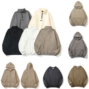 Erkek Tasarımcı Hoodies Bayan Jumper Eyalet Beyaz Hoodie 100% Pamuk Yansıtıcı Mektup Baskı Uzun Kollu Büyük Boy Sweatshirt Crewneck Hoodys