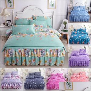 Bedding Sets Designer Bed Comforters Print Cotton Set Designers Beds Sheet Fashion Er Pillow Cases Classic Soft Duvet Ers 165 G2 Dro Dh3Kj