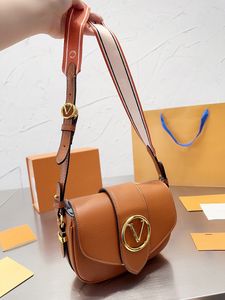 BASSA DI FASHIO Designer Pont 9 Stuffa da donna morbida Borsa Crossbody Ag Lady Luxury Famous Bag Borse Fashion Pur Reg Regga di alta qualità con Box 2023