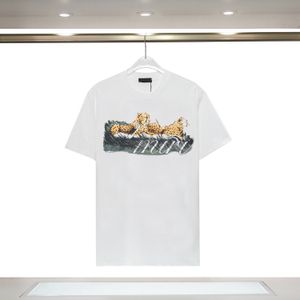 Moda CHEETAH Stampa T-Shirt Uomo Donna Desinger Tees Polo Luxury Streetwear Abbigliamento Uomo Casual Girocollo Tshirt