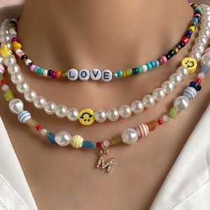 CHOKER INS SMEEBEME Жемчужный ожерелье из бисера