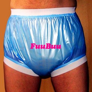 Adult Diapers Nappies FUUBUU2207-Blue-XL-1PCS Wide elastic pantsThe old man of diapersWaterproof shortsIncontinence products 230714