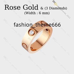 for Band Rings designer ring women love ring Titanium Steel Diamond Ring Gold-Plated Never Fading Non-Allergic Gold Ring; Store/21621802 12