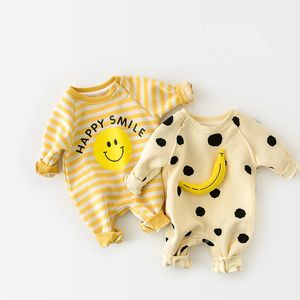 Pagliaccetti Millennium Baby Pagliaccetti Vestiti per neonate Banana Baby Body Sorriso Abbigliamento per bambini 230714