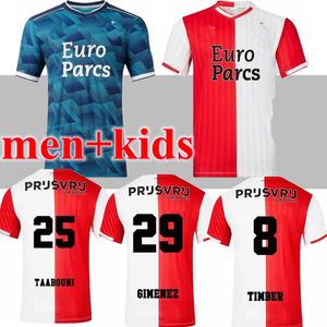 2023 2024 Feyenoords Kokcu Gimenez Danilo 23 24 Soccer Jerseys Home Away Third Trauner 22 Men Kids Football Shirt