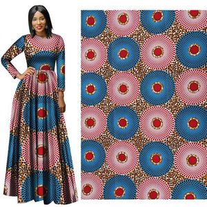 Ankara Cera Poliestere Africano Stampe Tessuto Binta Vera Cera di Alta Qualità 6 yards / lotto Tessuto Africano per Party Dress292E