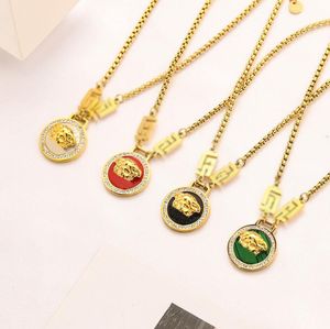 Luxury G C Necklace FF CD tb Designer Pendant Necklaces 18K Gold Plated Stainless Steel Choker Chain Brand Letter Fashion Womens Wedding Jewelry Accessories Gi