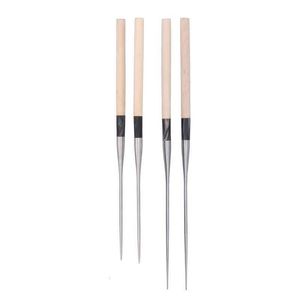 Flatware Sets Japanese Sushi Chopsticks with Wood Handle Cooking Tableware Serving Utensils Kitchen Tool 230714