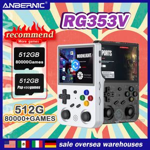 Portable Game Players 512G 80000Games ANBERNIC RG353V RG353VS Handheld Game Player Android 11 Linux OS HD Simulator 3.5 INCH IPS 640*480 Retro Game 230714