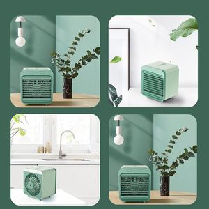 Humidifiers Xiaomi Portable Air Conditioning Fan Desk Mini Fan Home Air Cooling Desktop Electric Cooling Fan Humidifier Purifier for Office