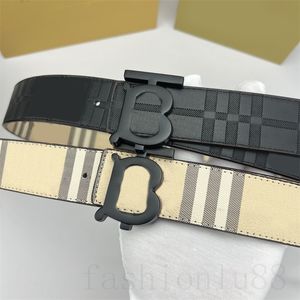 أحزمة عكسية للرجال مصمم حزام جلدي أسود بني اثنين من cinturones شهيرة حرف مطلي بالفضة ملحقات حزام جينز سراويل جينز PJ010 C23