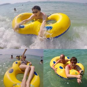 Uppblåsbara flottörrör Rooxin Swim Ring Tube Toys 8 Word Swimming For Kids Adult Float Circle Pool Sand Water Park Equipment 230715