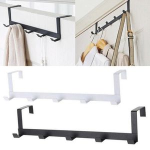 Tischläufer 5 Haken Home Badezimmer Organizer Rack Kleidung Mantel Hut Handtuch Tür Kleiderbügel Küchenschrank Draw Wand Aufbewahrungswerkzeuge