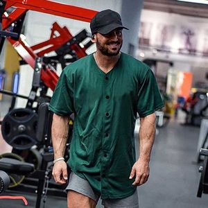 Erkek Tişörtleri Çalışan Büyük Boyutlu Hardigan T Shirt Erkek Spor Salonu Vücut İnşa Fitness Gevşek Spor Yaşam Tarzı Giyim T-Shirt Street Giyim Hip Hop Tshirt L230715