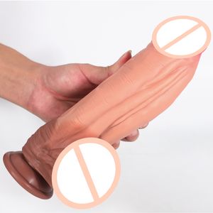 Realistic Dildos Cute Flesh Three Color Alternating Splicing Vivid Penile Penis Lady Lesbian Gay Seek Pursuing Sexual Orgasm Anal Plugs Climax AV Rod Dick Sex Toys