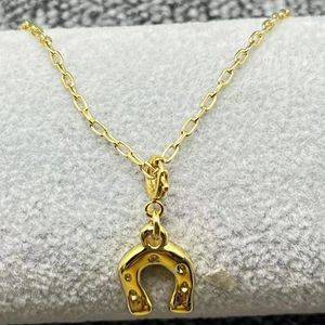 Pendant Necklaces 2023 selling Spanish exquisite plating 925 silver niche necklace women s holiday romantic gift l230714